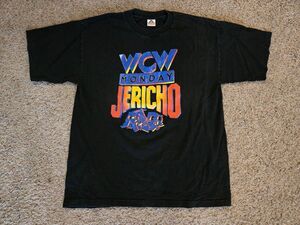 Vtg 90s WCW Monday Night Jericho Shirt Size XL